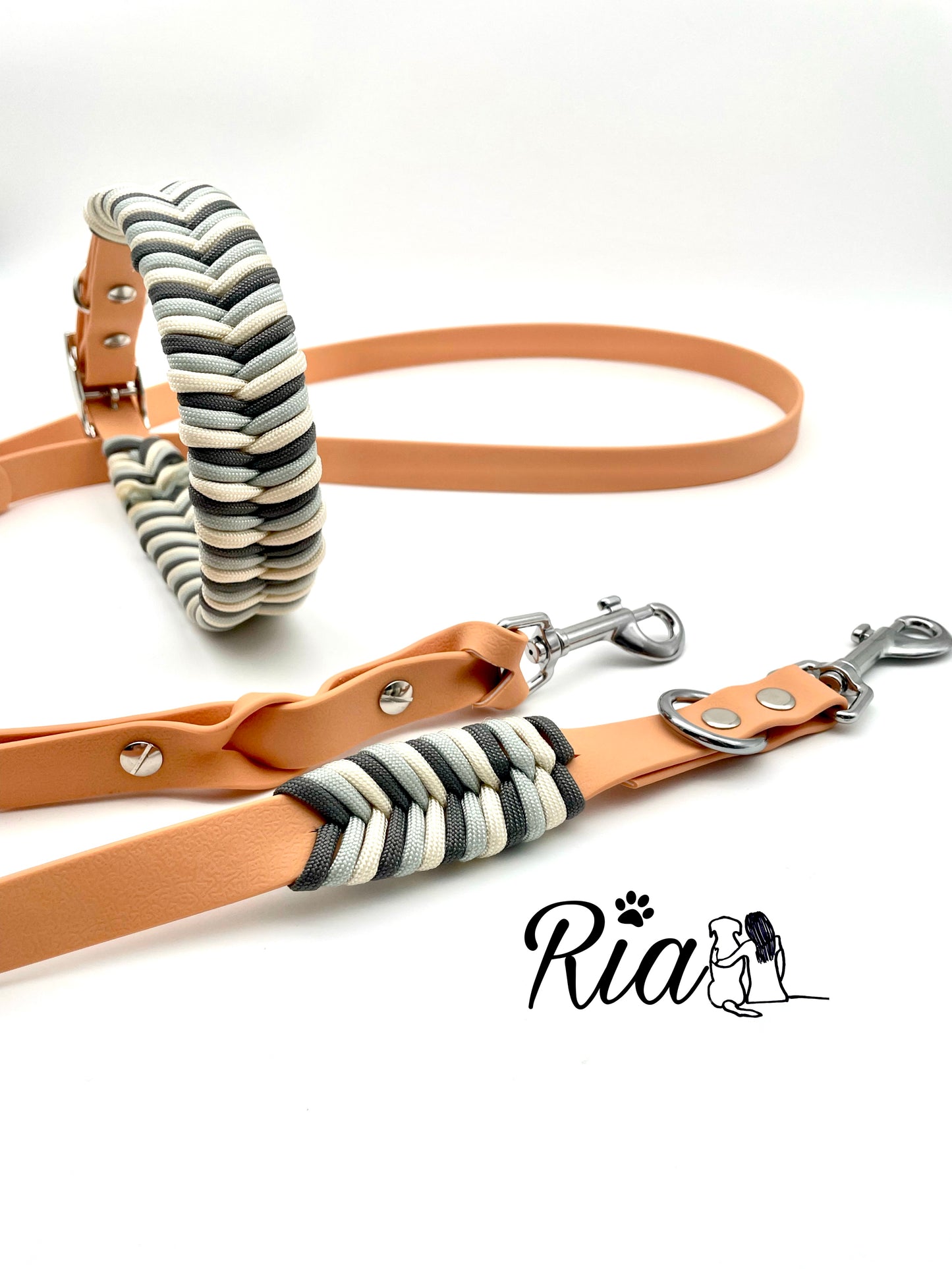 Biothane Halsband mit Paracord