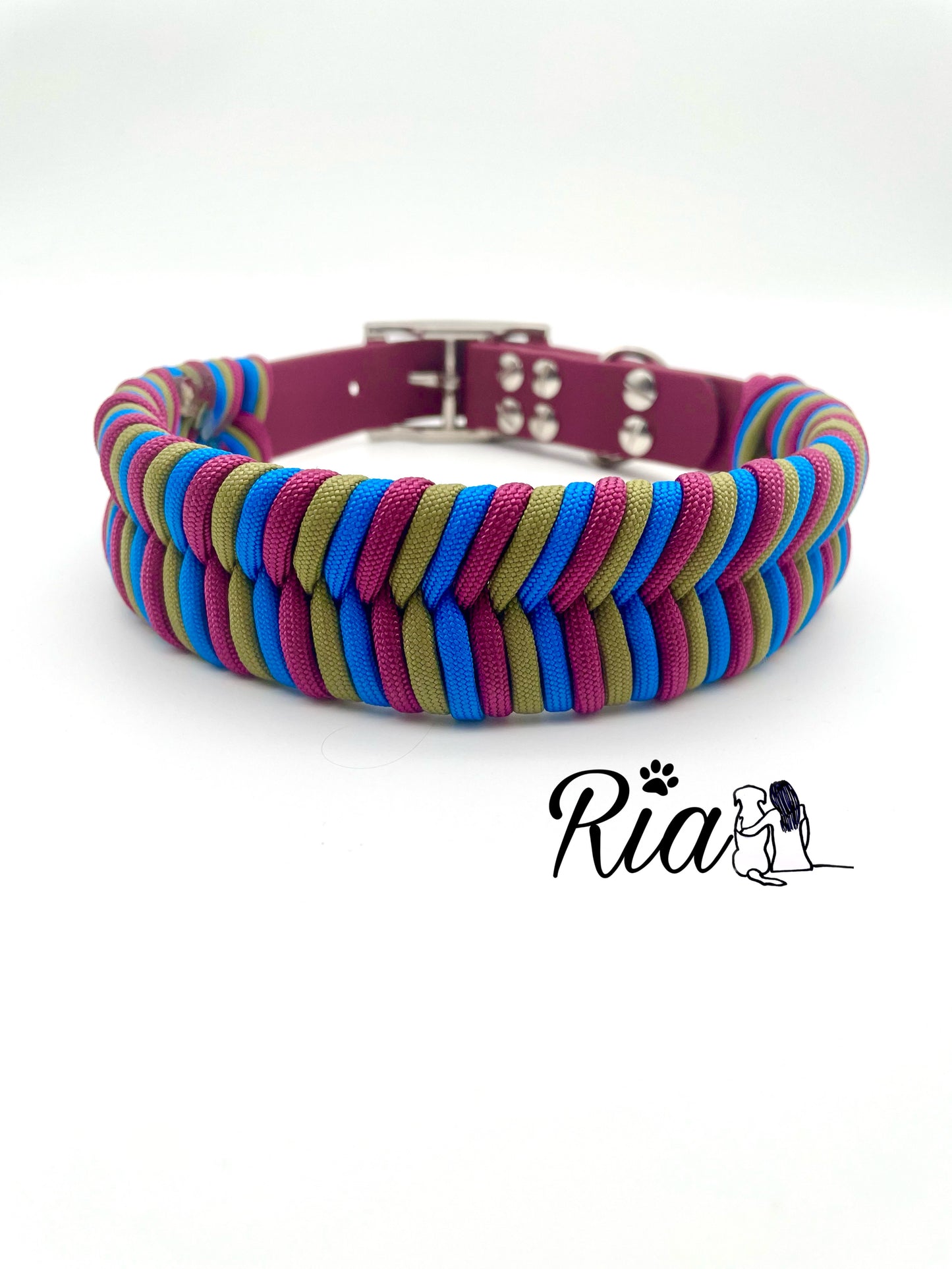 Biothane Halsband mit Paracord