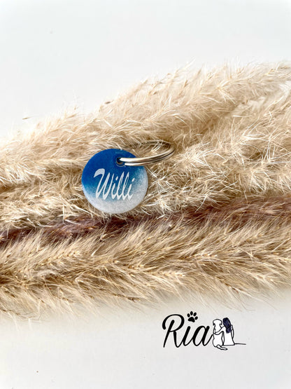 Hundemarken aus Resin "Rund"