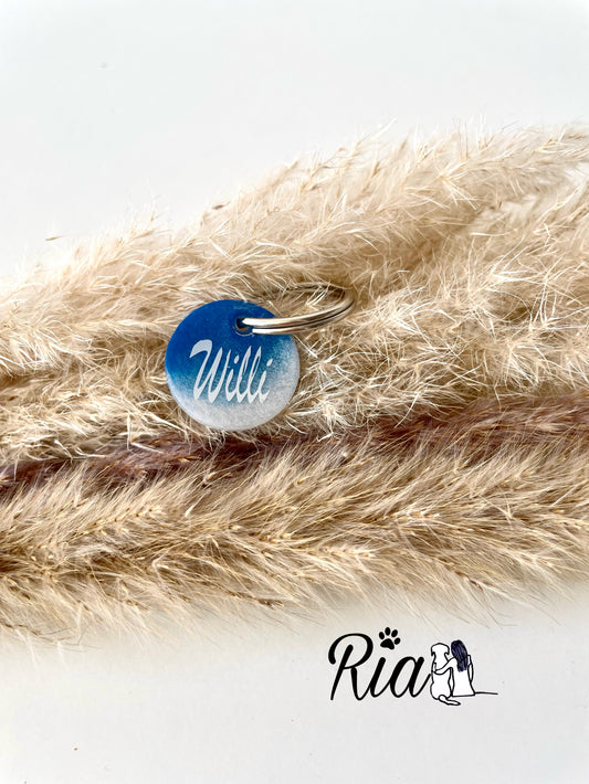 Hundemarken aus Resin "Rund"