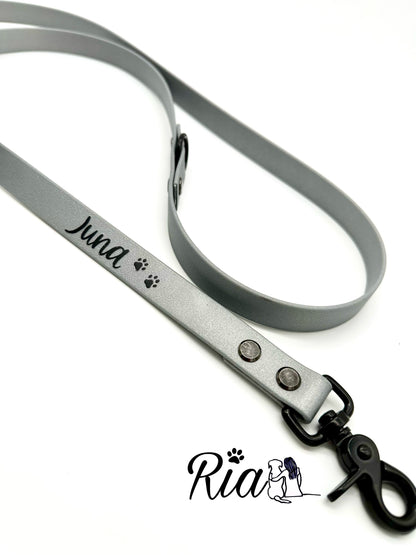 Biothane Leine mit Namen personalisiert
