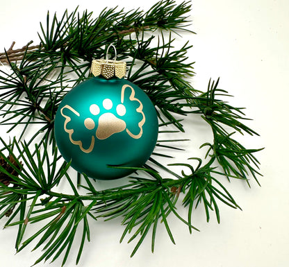 Weihnachtskugel mit Hundename