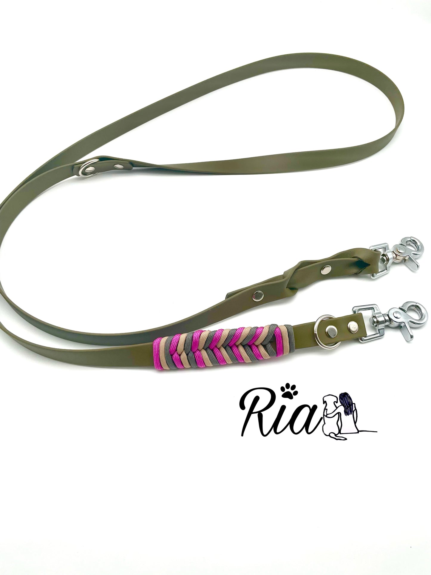 Biothane Leine mit Paracord