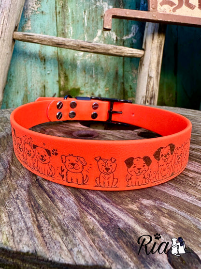 Halsband Laser mit Muster